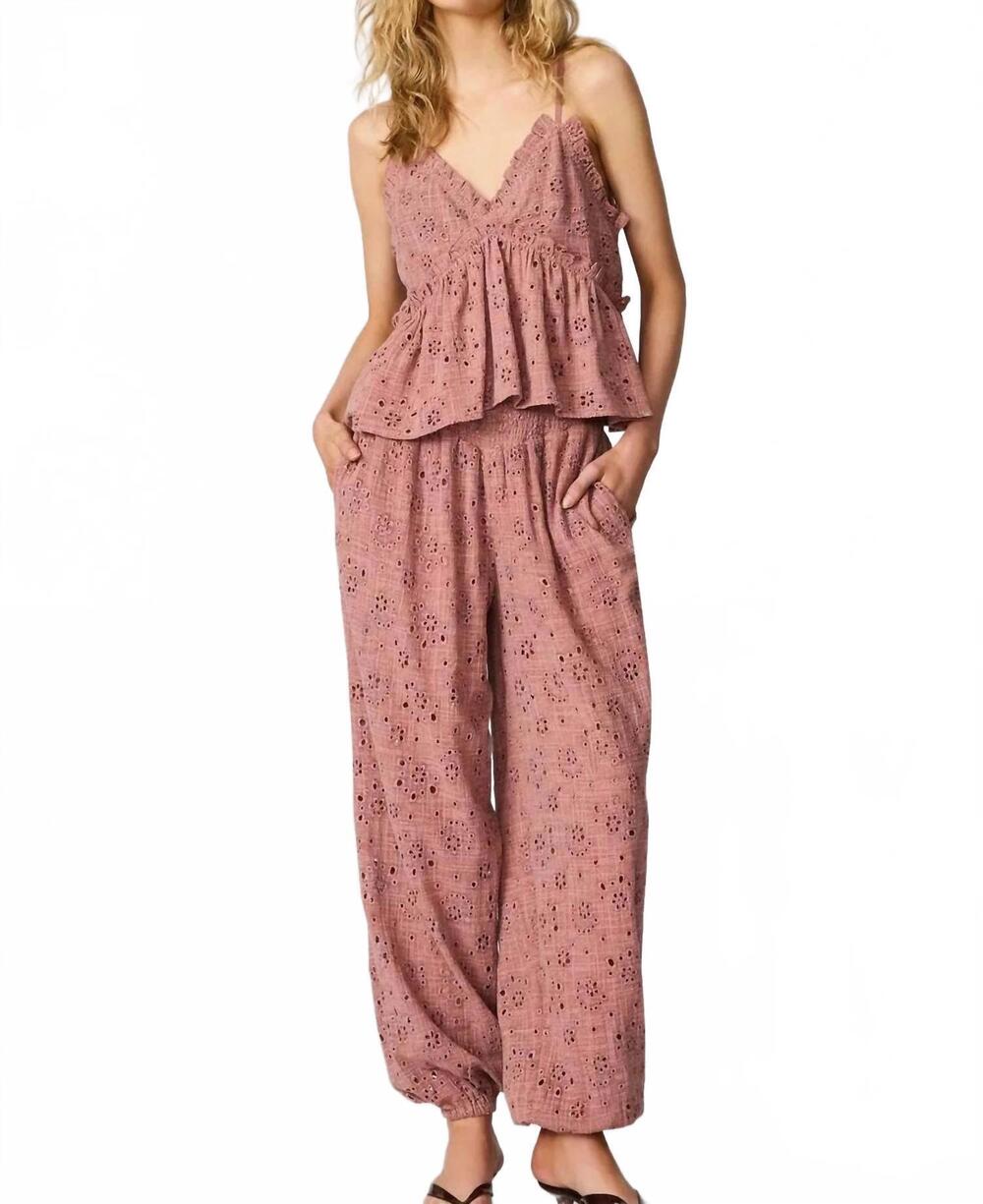 NEW STEVE MADDEN tillie pant in burnt coral
